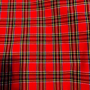 Plaid Pottery Barn Table Runner